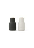 Billede af Audo Copenhagen Bottle Grinder Small 2-Pack H: 11,5 cm - Ash/Carbon/Beech