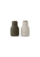 Billede af Audo Copenhagen Bottle Grinder Small 2-Pack H: 11,5 cm - Hunting Green/Beige/Walnut
  FORUDBESTIL: MIDT MARTS 2025