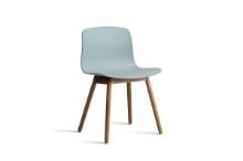 Billede af HAY AAC 12 About A Chair SH: 46 - Lacquered Solid Walnut/Dusty Blue
