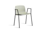 Billede af HAY AAC 18 About A Chair SH: 46 cm - Black Powder Coated Steel/Pastel Green