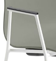 Billede af HAY AAC 18 About A Chair SH: 46 cm - White Powder Coated Steel/Fall Green