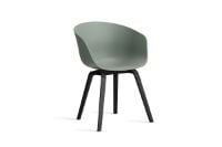 Billede af HAY AAC 22 About A Chair SH: 46 cm - Black Lacquered Oak Veneer/Fall Green