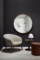 Billede af Fredericia Furniture 8320 Silhouette Spejl Ø: 100 cm - Valnød