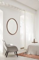 Billede af Fredericia Furniture 8320 Silhouette Spejl Ø: 100 cm - Valnød