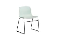 Billede af HAY AAC 08 About A Chair SH: 46 cm - Black Powder Coated Steel/Dusty Mint