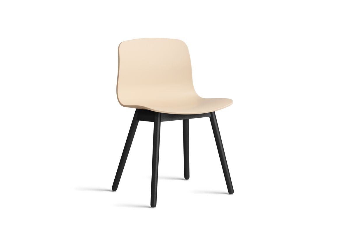 Billede af HAY AAC 12 About A Chair SH: 46 - Black Lacquered Solid Oak/Pale Peach