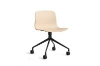 Billede af HAY AAC 14 About A Chair SH: 46 cm - Black Powder Coated Aluminium/Pale Peach
