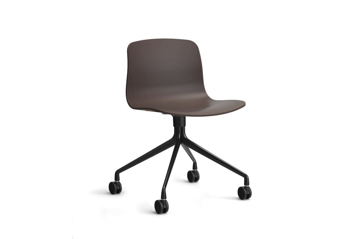 Billede af HAY AAC 14 About A Chair SH: 46 cm - Black Powder Coated Aluminium/Raisin
