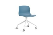 Billede af HAY AAC 14 About A Chair SH: 46 cm - White Powder Coated Aluminium/Azure Blue