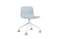 Billede af HAY AAC 14 About A Chair SH: 46 cm - White Powder Coated Aluminium/Slate Blue