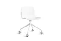 Billede af HAY AAC 14 About A Chair SH: 46 cm - White Powder Coated Aluminium/White