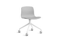 Billede af HAY AAC 14 About A Chair SH: 46 cm - White Powder Coated Aluminium/Concrete
