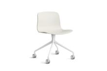 Billede af HAY AAC 14 About A Chair SH: 46 cm - White Powder Coated Aluminium/Melange Cream