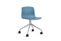 Billede af HAY AAC 14 About A Chair SH: 46 cm - Polished Aluminium/Azure Blue