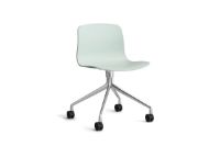 Billede af HAY AAC 14 About A Chair SH: 46 cm - Polished Aluminium/Dusty Mint