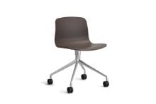 Billede af HAY AAC 14 About A Chair SH: 46 cm - Polished Aluminium/Raisin