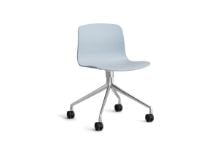 Billede af HAY AAC 14 About A Chair SH: 46 cm - Polished Aluminium/Slate Blue