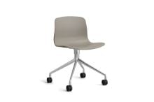 Billede af HAY AAC 14 About A Chair SH: 46 cm - Polished Aluminium/Khaki