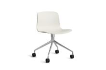 Billede af HAY AAC 14 About A Chair SH: 46 cm - Polished Aluminium/Melange Cream