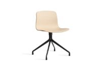 Billede af HAY AAC 10 About A Chair SH: 46 cm - Black Powder Coated Aluminium/Pale Peach