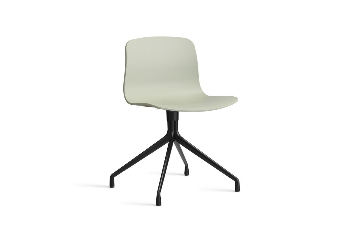 Billede af HAY AAC 10 About A Chair SH: 46 cm - Black Powder Coated Aluminium/Pastel Green