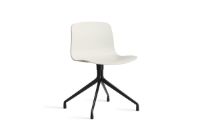 Billede af HAY AAC 10 About A Chair SH: 46 cm - Black Powder Coated Aluminium/Melange Cream