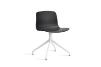 Billede af HAY AAC 10 About A Chair SH: 46 cm - White Powder Coated Aluminium/Black