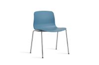 Billede af HAY AAC 16 About A Chair SH: 46 cm - Chromed Steel/Azure Blue