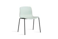 Billede af HAY AAC 16 About A Chair SH: 46 cm - Black Powder Coated Steel/Dusty Mint
