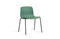 Billede af HAY AAC 16 About A Chair SH: 46 cm - Black Powder Coated Steel/Teal Green