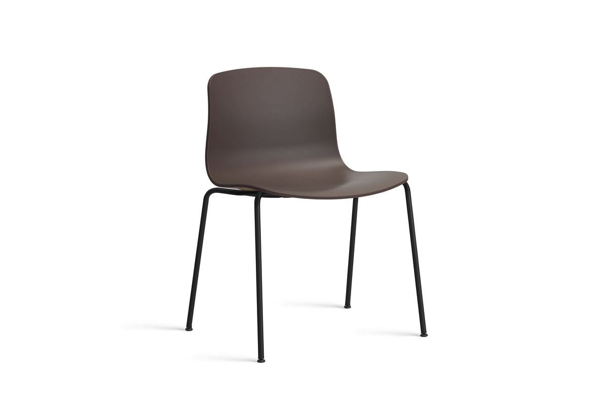 Billede af HAY AAC 16 About A Chair SH: 46 cm - Black Powder Coated Steel/Raisin