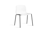 Billede af HAY AAC 16 About A Chair SH: 46 cm - Black Powder Coated Steel/White