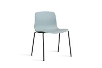 Billede af HAY AAC 16 About A Chair SH: 46 cm - Black Powder Coated Steel/Dusty Blue