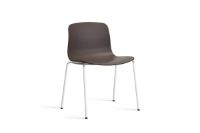 Billede af HAY AAC 16 About A Chair SH: 46 cm - White Powder Coated Steel/Raisin