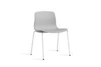 Billede af HAY AAC 16 About A Chair SH: 46 cm - White Powder Coated Steel/Concrete