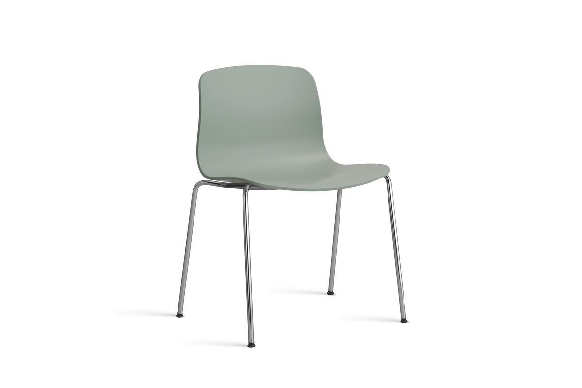Billede af HAY AAC 16 About A Chair SH: 46 cm - Chromed Steel/Fall Green
