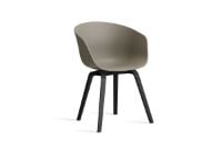 Billede af HAY AAC 22 About A Chair SH: 46 cm - Black Lacquered Oak Veneer/Khaki
