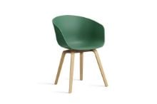 Billede af HAY AAC 22 About A Chair SH: 46 cm - Lacquered Oak Veneer/Teal Green