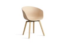 Billede af HAY AAC 22 About A Chair SH: 46 cm - Lacquered Oak Veneer/Pale Peach