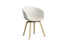 Billede af HAY AAC 22 About A Chair SH: 46 cm - Lacquered Oak Veneer/Melange Cream