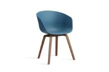 Billede af HAY AAC 22 About A Chair SH: 46 - Lacquered Solid Walnut/Azure Blue