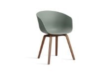 Billede af HAY AAC 22 About A Chair SH: 46 cm - Lacquered Solid Walnut/Fall Green