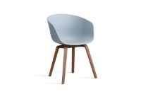 Billede af HAY AAC 22 About A Chair SH: 46 cm - Lacquered Solid Walnut/Slate Blue