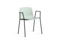 Billede af HAY AAC 18 About A Chair SH: 46 cm - Black Powder Coated Steel/Dusty Mint