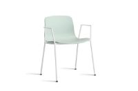 Billede af HAY AAC 18 About A Chair SH: 46 cm - White Powder Coated Steel/Dusty Mint