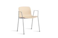 Billede af HAY AAC 18 About A Chair SH: 46 cm - Chromed Steel/Pale Peach