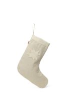 Billede af Ferm Living Vela Christmas Stocking H: 50 cm - Natural/Cotton