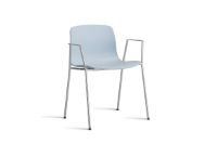 Billede af HAY AAC 18 About A Chair SH: 46 cm - Chromed Steel/Slate Blue