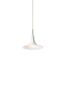 Billede af Nuura Petalii Small Pendel Ø: 28 cm - Polished Brass/White OUTLET