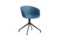 Billede af HAY AAC 20 About A Chair SH: 46 cm - Black Powder Coated Aluminium/Azure Blue